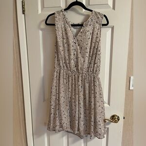 Abercrombie & Fitch Cream Floral Dress